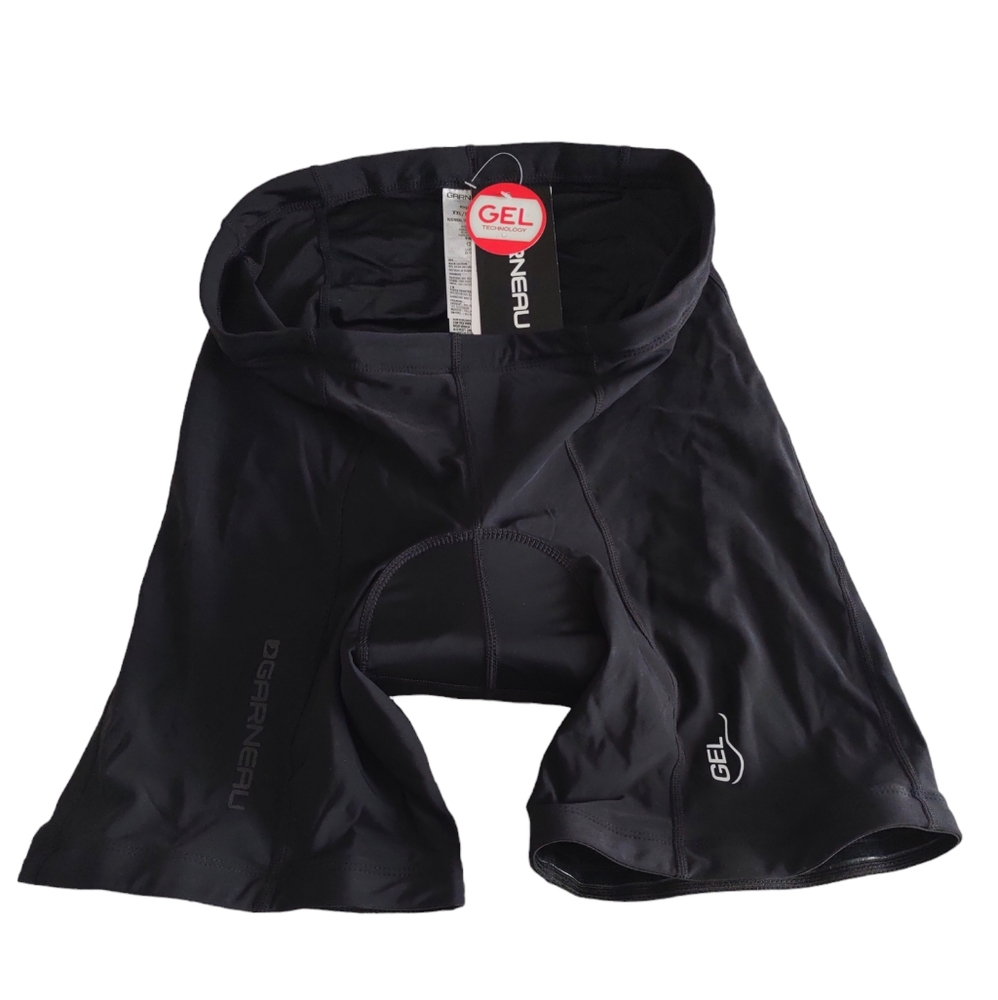 NWT Garneau XXL Black Gel City Path Cycling Shorts *Disclaimer*